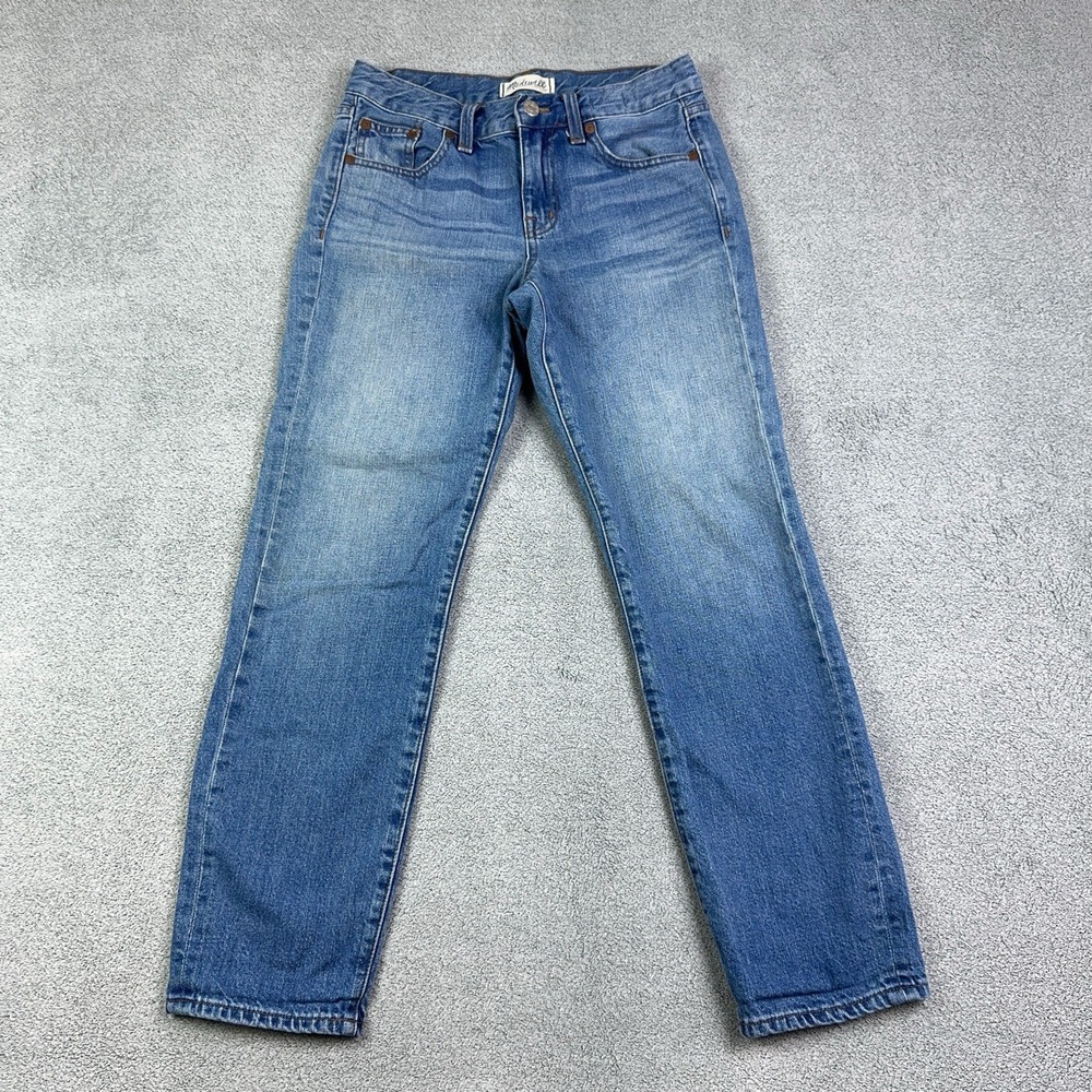 Madewell Jeans Womens 24 Blue Boy Jean Straight Legs Denim Casual